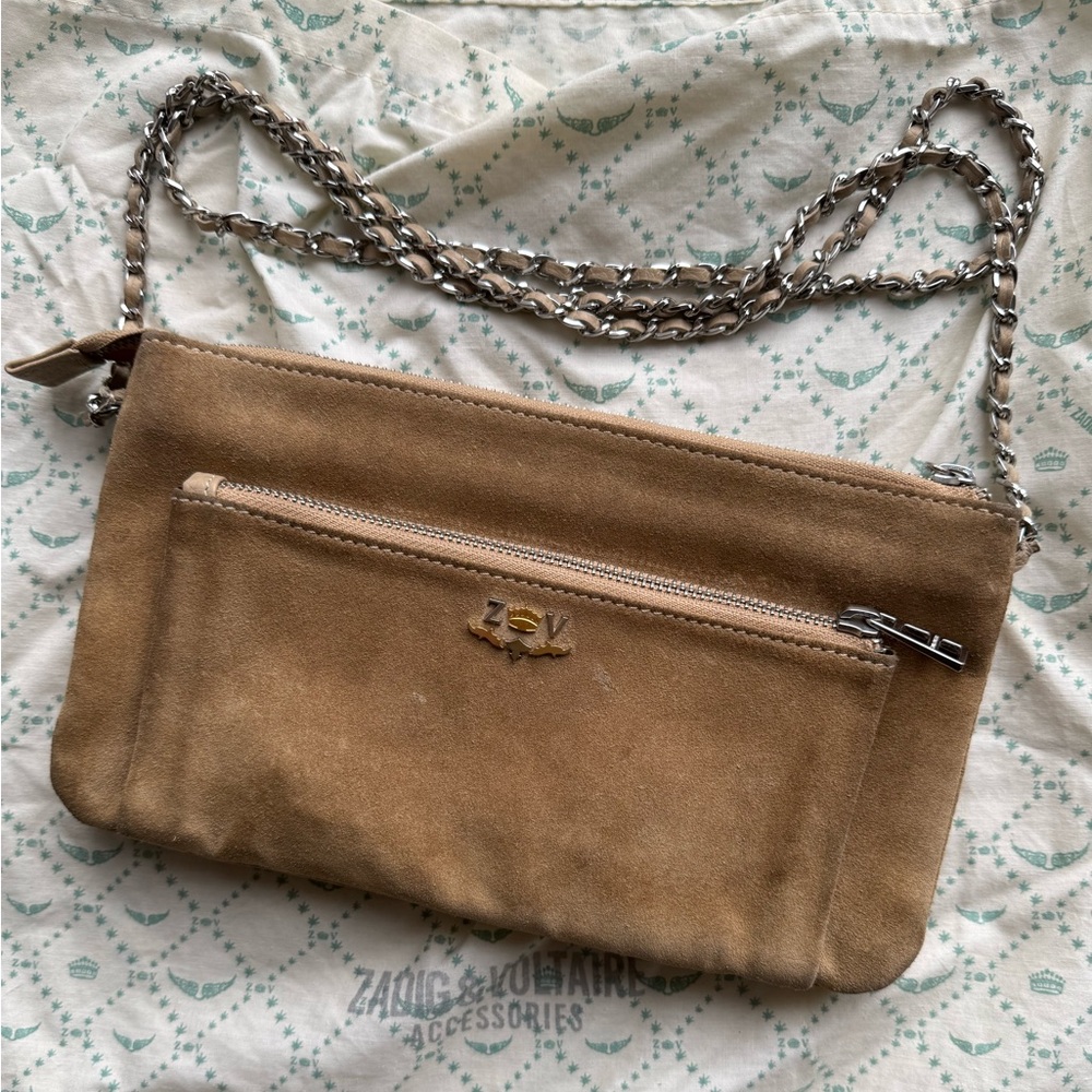Zadig and Voltaire suede bag